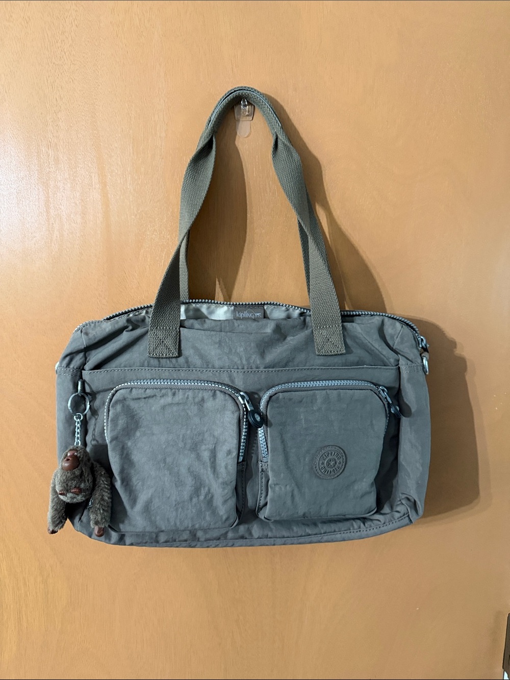 Kipling Defea unisex Tote Bag with Monkey Keychain
